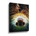 Red Barrel Studio® Hoffmann's Two-Toed Sloth Swing by Aldridge - Graphic Art on Canvas in Brown | 10 H x 8 W x 2 D in | Wayfair