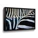 Latitude Run® and White Zebra Stripes II by Aldridge - Graphic Art on Canvas in Black | 18 H x 24 W x 2 D in | Wayfair