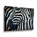 Latitude Run® Black & White Zebra Stripes III by Aldridge - Graphic Art on Canvas Canvas, Cotton in Black/Green | 8 H x 10 W x 2 D in | Wayfair