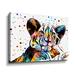 Latitude Run® Motley Lion Cub Freckles I by Aldridge - Graphic Art on Canvas Canvas, Cotton in Black | 8 H x 10 W x 2 D in | Wayfair