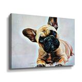 Red Barrel Studio® Fawn French Bulldog Puppy Pose by Aldridge - Graphic Art on Canvas Canvas, Cotton in Brown | 8 H x 10 W x 2 D in | Wayfair