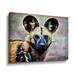 Red Barrel Studio® African Wild Dog Watch by Aldridge - Graphic Art on Canvas Canvas, Cotton in Brown/Green | 8 H x 10 W x 2 D in | Wayfair