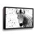 Latitude Run® Motley Zebra Freckles IV by Aldridge - Graphic Art on Canvas Metal in Black/Green | 24 H x 32 W x 2 D in | Wayfair