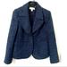 Michael Kors Jackets & Coats | Michael Kors Metallic Blue Tweed Blazer 6 | Color: Blue | Size: 6
