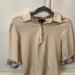 Burberry Tops | Burberry London Shirt Top | Color: Cream/Tan | Size: M