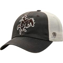 Men's Top of the World Brown McNeese State Cowboys Scat Mesh Trucker Snapback Hat