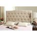 AXEL HEMP LINEN TUFTED HEADBOARD (QUEEN) - Safavieh MCR4682K-Q