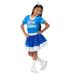 Girls Youth Powder Blue Los Angeles Chargers Tutu Tailgate Game Day V-Neck Costume
