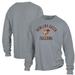 Men's ComfortWash Gray Bowling Green St. Falcons Arch Logo Garment Dyed Long Sleeve T-Shirt