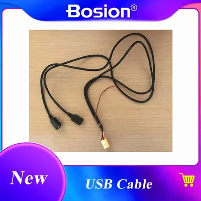 Câble USB pour autoradio Android câble de procureur long unité principale doube connecteur 10