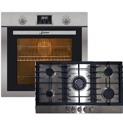 Kaiser Backofen-Set EH 6323 Einbaubackofen + KG 9356 Gaskochfeld 90 cm