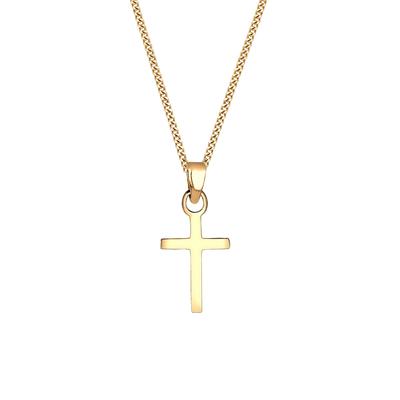 Elli PREMIUM - Kreuz Konfirmation Kommunion Glaube 585 Gelbgold Ketten 1 ct Damen (279.99 € / 1 ct) Image