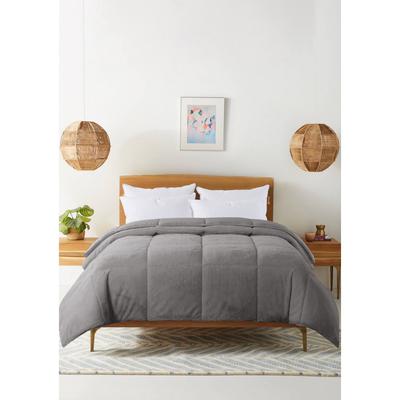 Cozy Down Alternative Reversible Comforter, Grey b...