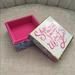 Lilly Pulitzer Accents | Lilly Pulitzer Lacquer Jewelry Trinket Box W/ Lid | Color: Pink/White | Size: Os