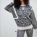 Adidas Tops | Adidas Originals Leoflage Printed Sweatshirt Size Medium | Color: Black/Cream | Size: M