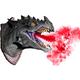 NAUXIU Dragon Legends Props 3D Wall Mounted Dinosaur Sculpture, Wall Art Life-Like Wall Bursting Dinosaur Bust with Glow Spray Fuction, Dinosaur Wall Decor,wall Art Statue Home Decoration Ornaments