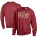 Men's ComfortWash Maroon Boston College Eagles Stack Garment Dyed Crewneck Pullover Sweatshirt