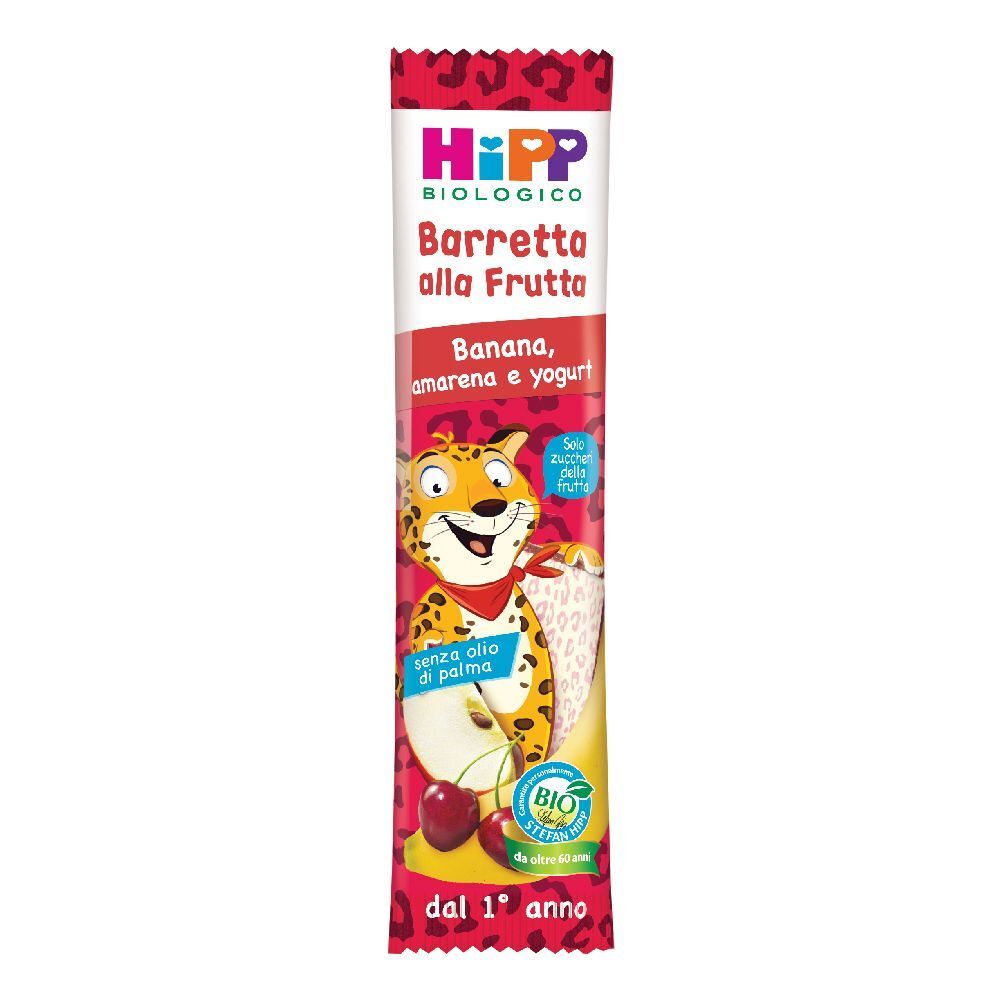 HiPP Barretta alla Frutta Banana, Amarena e Yogurt 23 g