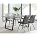 Coronado 5 Piece Gray Rectangular Dining Set