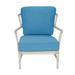 David Francis Furniture Nantucket Patio Chair w/ Cushions in Gray | 32 H x 31 W x 30 D in | Wayfair AW9700-CAPRI