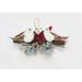 The Holiday Aisle® 8" Pair Of Doves On Branches Hanging Ornament Fabric in White | 8 H x 5 W x 3 D in | Wayfair 57A64F4BEBA04A87B43EC5EA6D3C5223