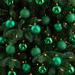 The Holiday Aisle® 30 Piece Reusable Container Ball Ornament Set Plastic in Green | 2.5 H x 2.5 W x 2.5 D in | Wayfair