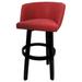 Red Barrel Studio® Swivel Counter Wood Bar Stool 26" Edford - Vivian - Basin Beige - Black redPlastic | 34 H x 22 W x 21 D in | Wayfair