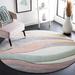 Blue/Gray 79 x 0.59 in Area Rug - Wade Logan® Dugway Abstract Gray/Pink/Cream Hues Area Rug Polypropylene | 79 W x 0.59 D in | Wayfair
