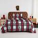 Loon Peak® Salette Reindeer Microfiber Quilt Set Polyester/Polyfill/Microfiber in Red | Twin Quilt + 1 Standard Sham | Wayfair