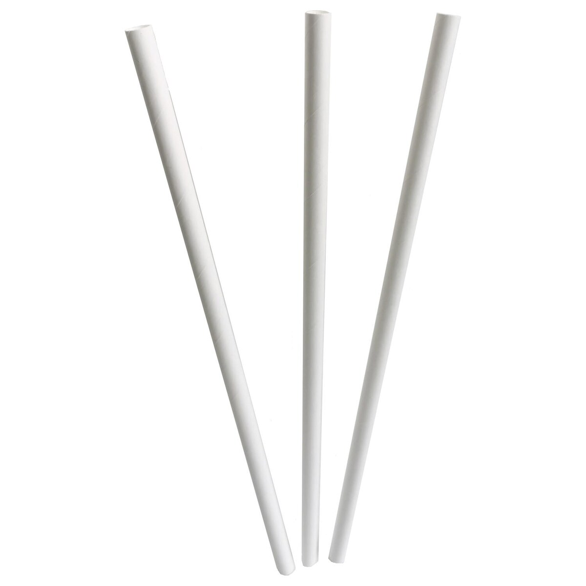 VEPATIM 140x Papiertrinkhalme FSCR Papier Jumbo weiss O 8mm 245 mm Image