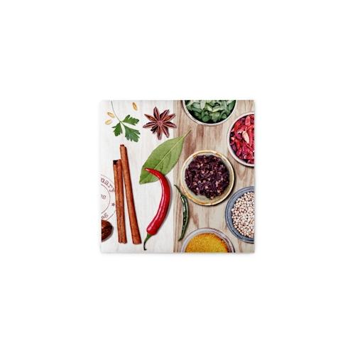 Sovie HOME Serviette Spicy aus Linclass® Airlaid 40 x 40 cm, 12 Stück – Gewürze