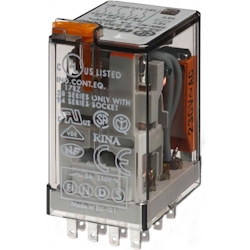 Finder Relais + LED 230VAC 4W 7A 55.34.8.230.0050 553482300050 Image