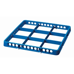 1 x Bartscher Spülkorbteiler 9, 500x500x45, blau Image