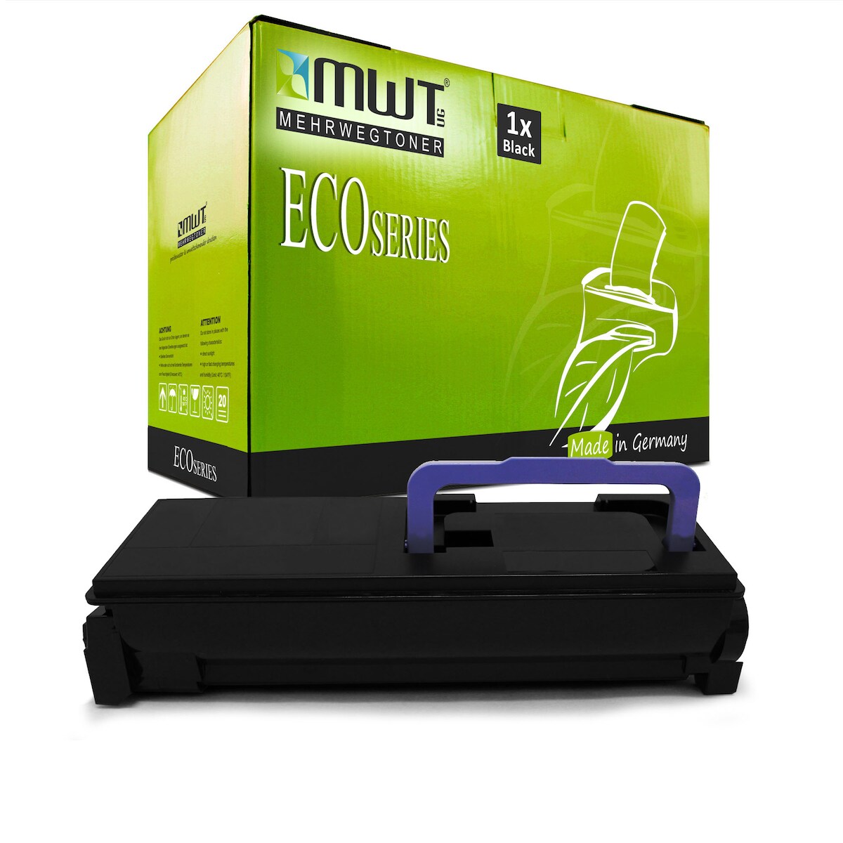 1 Mehrwegtoner kompatible Lasertoner ersetzt Utax 4452110010 Schwarz Image