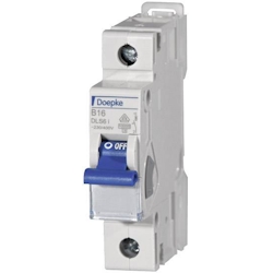 Doepke 09916023 DLS6I B16A 1polig 10KA Leitungsschutzschalter 1polig 16 A 230 V Image