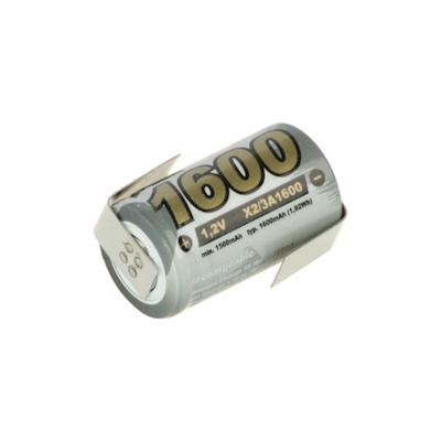 XCell Akku 2/3 A 1,2V / 1600mAh X2/3A1600 Z-Lötfahne Image