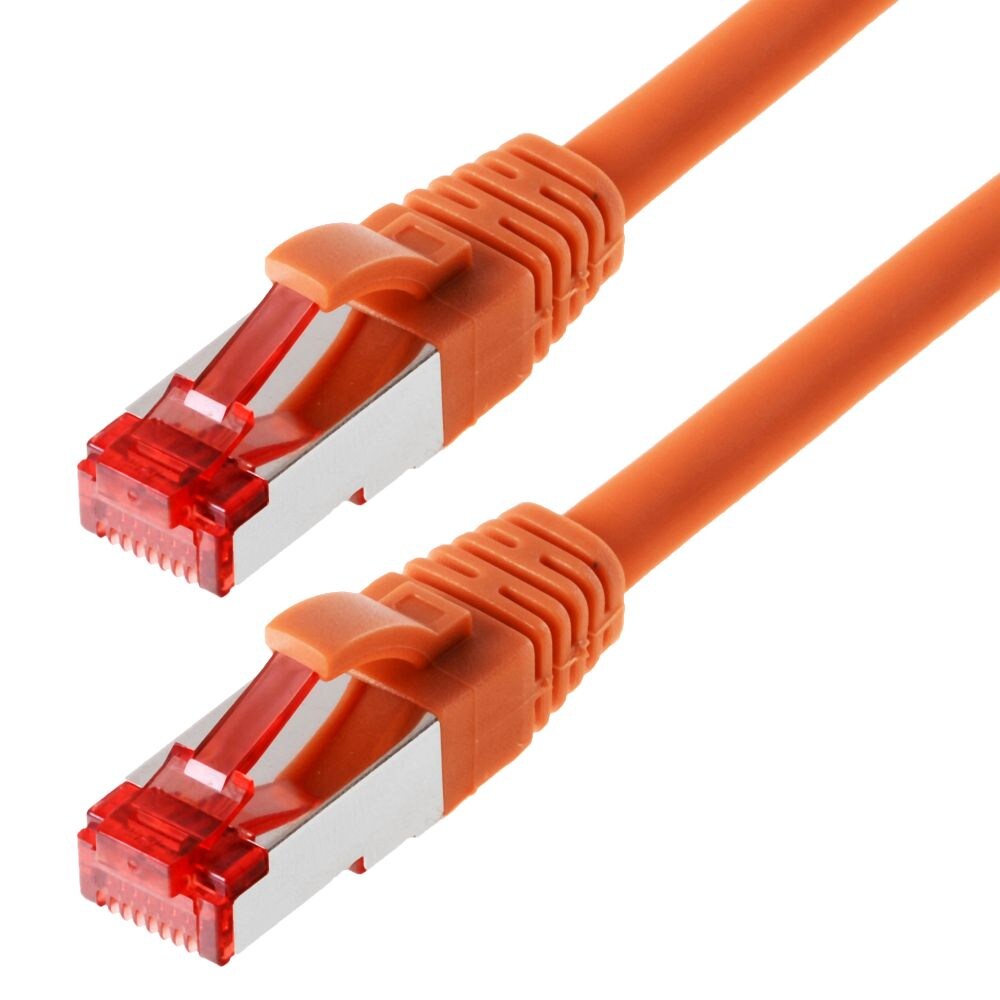 Helos Patchkabel S/FTP Cat 6 orange 15,0m Image