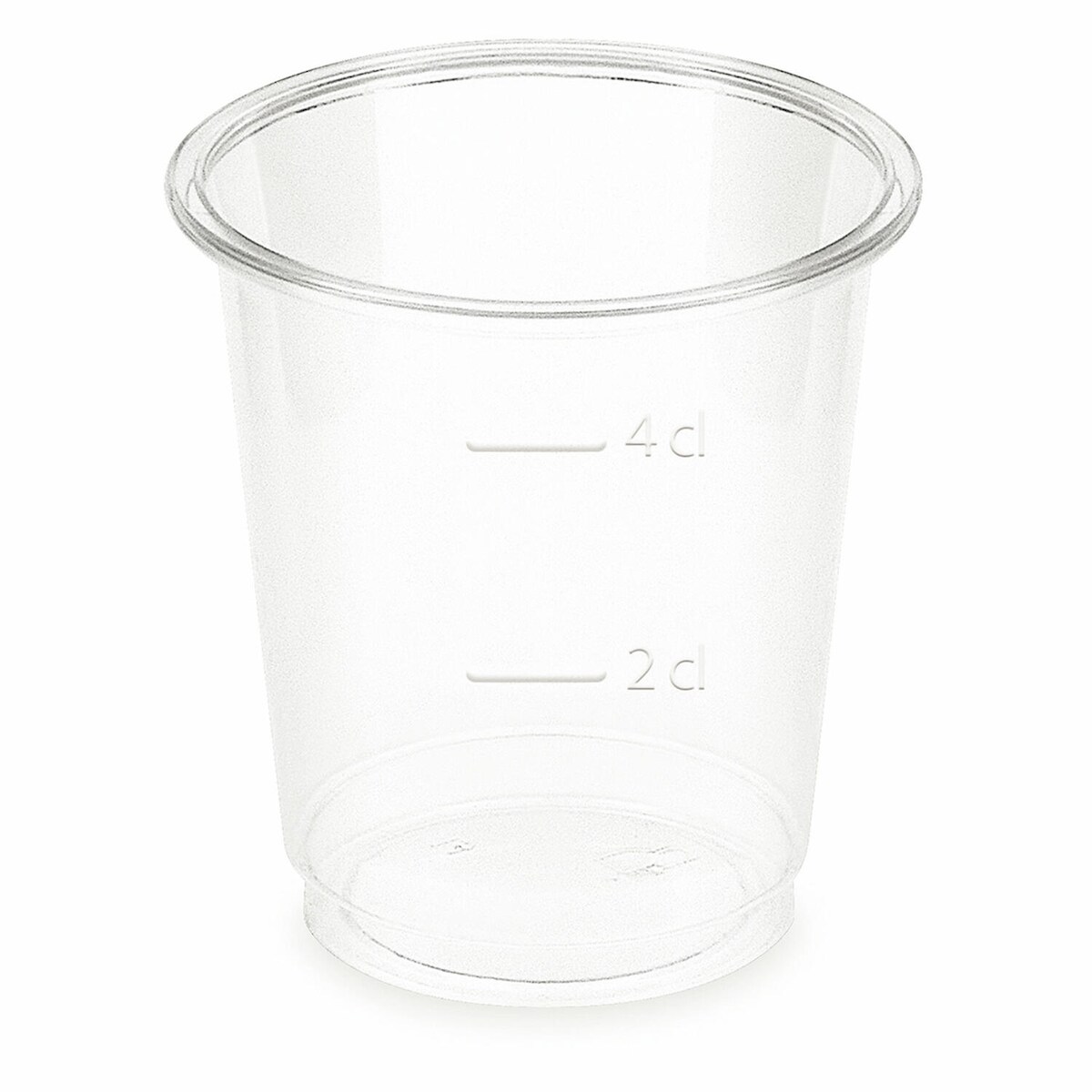 VEPATIM 400x BIO Schnapsbecher glasklar 2 cl / 4 cl 20 ml 40 ml Biokunststoff PLA Image