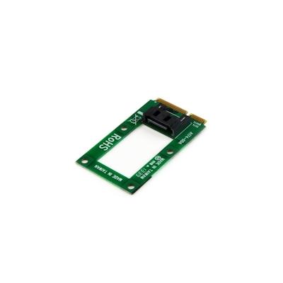 StarTech.com mSATA auf SATA Festplatten / SSD Adapter Mini zu Konverter Speicher-Controller 1 Sender/Kanal 6 GBps 6Gb/s