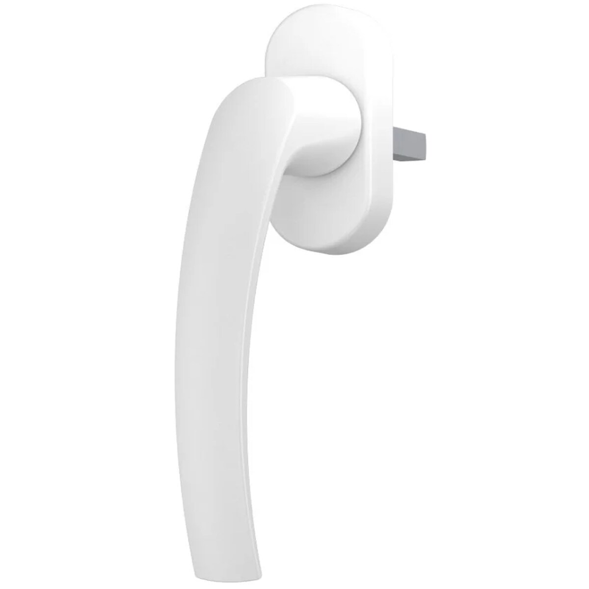 MS Beschläge Fenstergriff Rasterolive Fensterolive aus Aluminium Fenster Weiß RAL 9016 Image