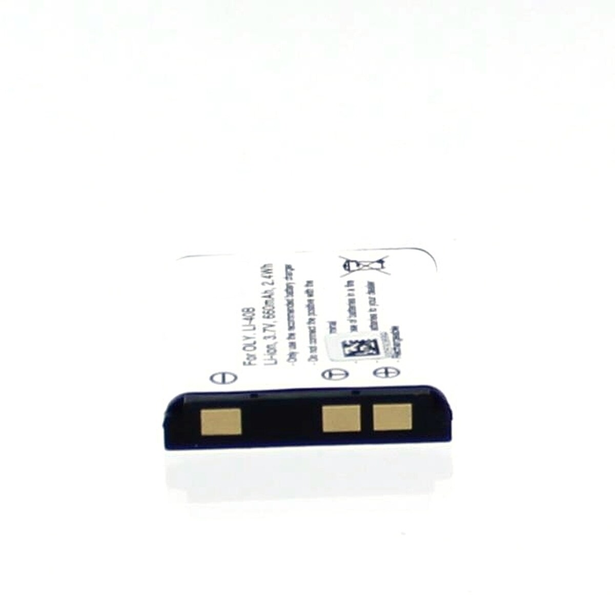 AGI Akku für Voigtländer Vitoret U8 Li-Ion 3,7 Volt 650 mAh schwarz Image
