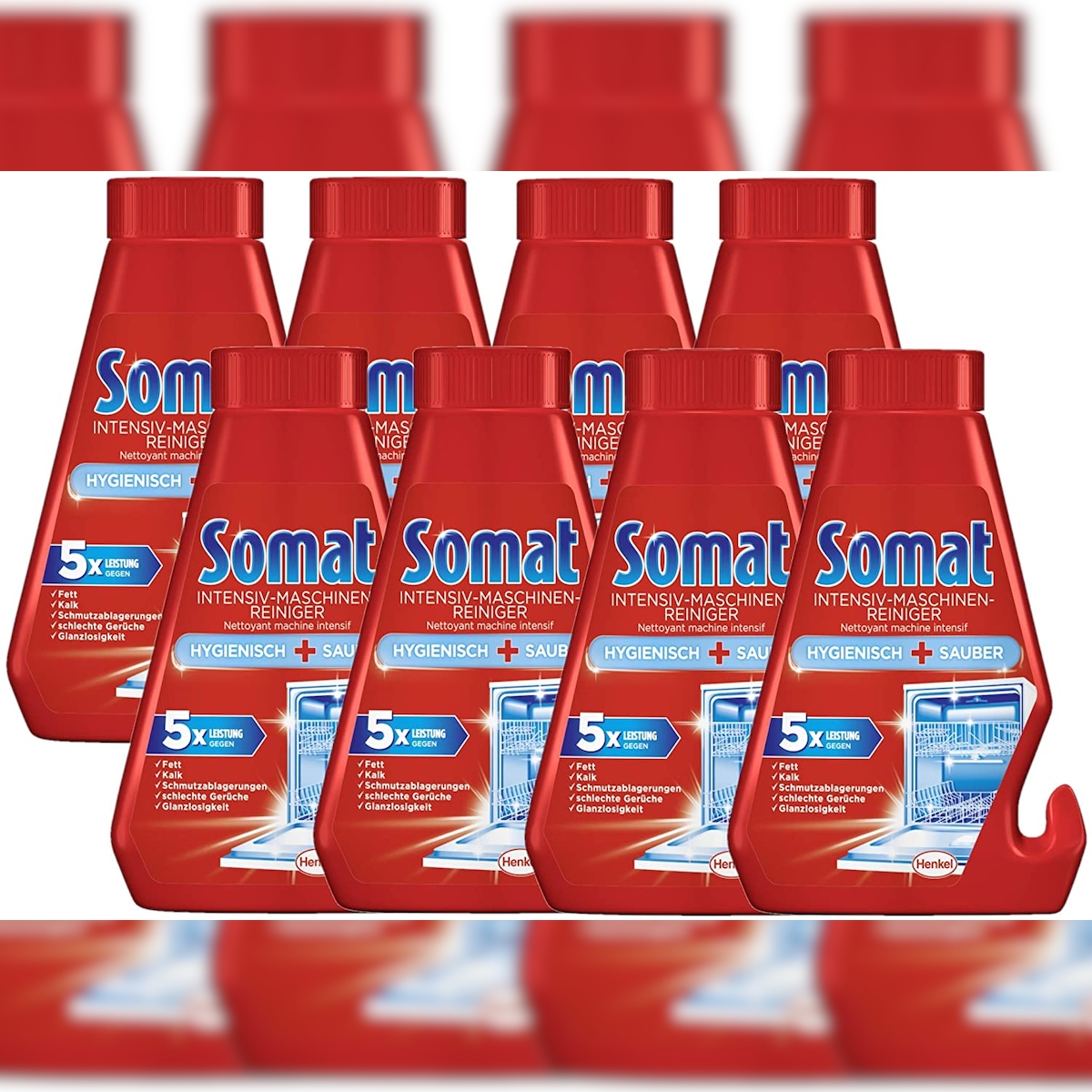 Somat Intensiv-Maschinenreiniger Spülmaschinen Reiniger Spülen Waschen 8x250 ml Image