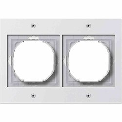 Gira TX_44 Rahmen, 2f, reinweiß, Kunststoff, Unterputzmontage, Thermoplast, 021266 Image