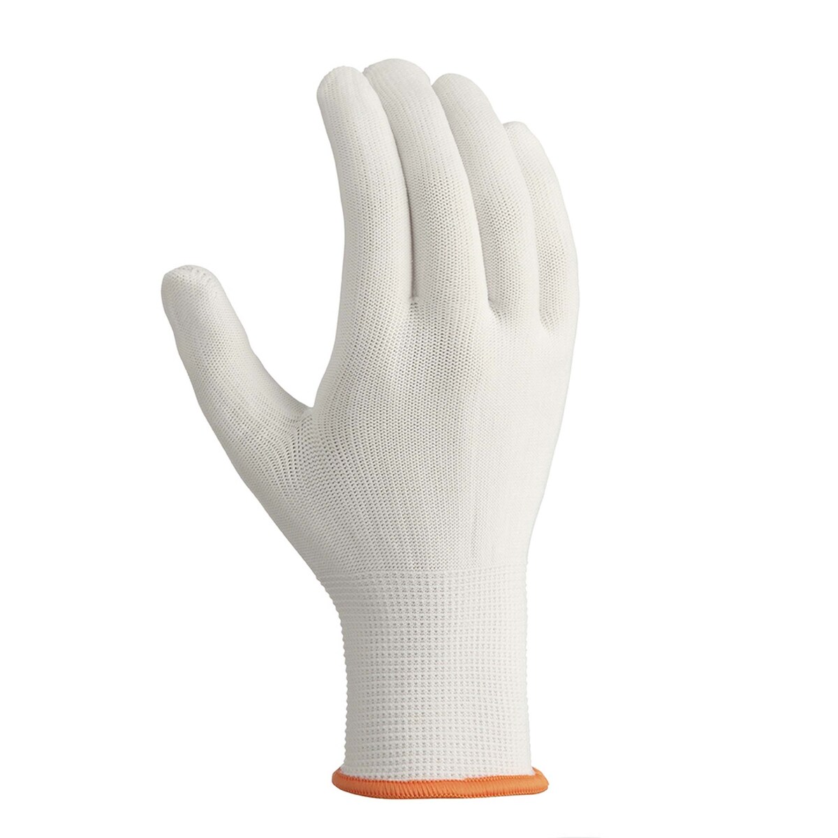 12 Paar Feinstickhandschuhe, `NYLON`, ohne Beschichtung, Stickbund, weiß, teXXor 2407 - Größe 10 (XL) Image