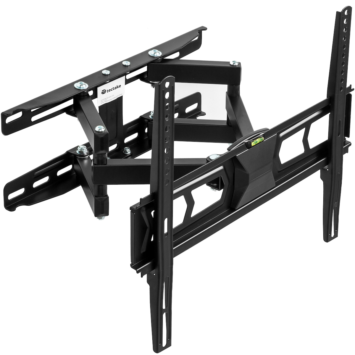 tectake TV Wandhalterung neigbar, schwenkbar für 26" (66cm) bis 75" (191cm), VESA max.: 400x400, bis 60kg Schwarz Image