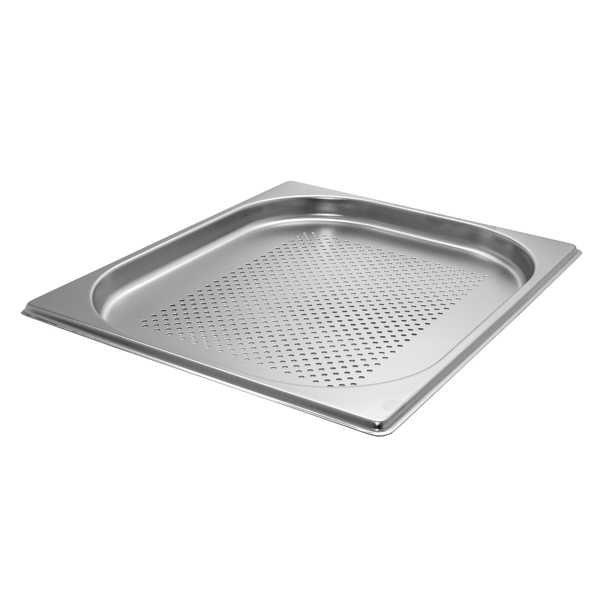 ACMax GN 1/2 Gastronormbehälter GN-Behälter Edelstahl 1,25 Liter Tiefe 20mm ***GELOCHT*** Image