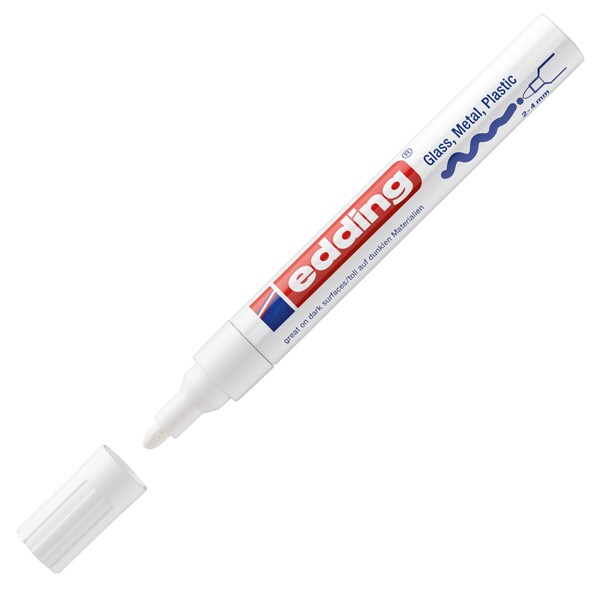 Edding Glanzlackmarker 750 2-4 mm weiß Image