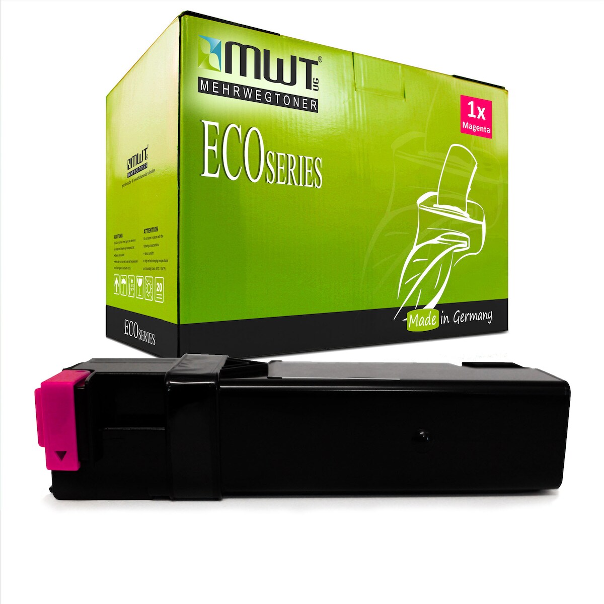 1 Mehrwegtoner kompatible Lasertoner ersetzt Dell 592-11666 2Y3CM Magenta Image