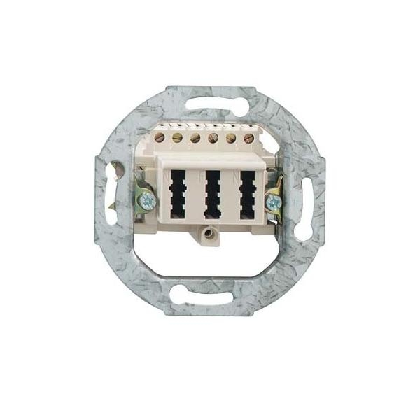 Rutenbeck Anschlußdose TAE 3x6 NFN Up0 rw 10210517 Image