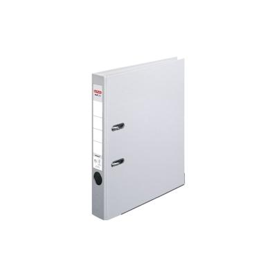 herlitz Ordner maX.file protect, 50mm, PP-Color A4, vollfarbig grau, Kantenschutz, standfest, Einsteckrückenschild, Griffloch Image